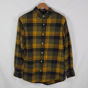 Red Head Brand Co Flannel Shirt L Plaid Button Up 100% Cotton Outdoor Casual
